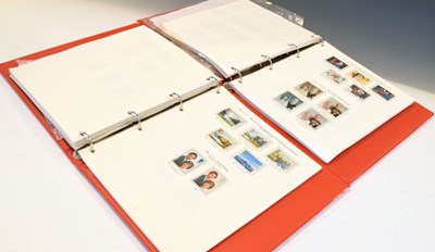 Lot 213 - Stamps - Quantity of GB stamps in two Commemorative Albums, mainly mint