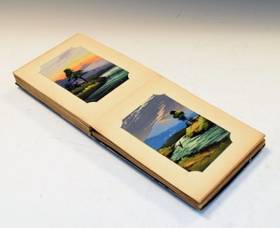 Lot 271 - Chinese lacquered photograph/postcard album