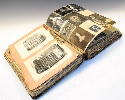 Lot 275 - Late Victorian/20th Century scrap book