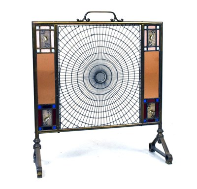 Lot 570 - Victorian Aesthetic period firescreen