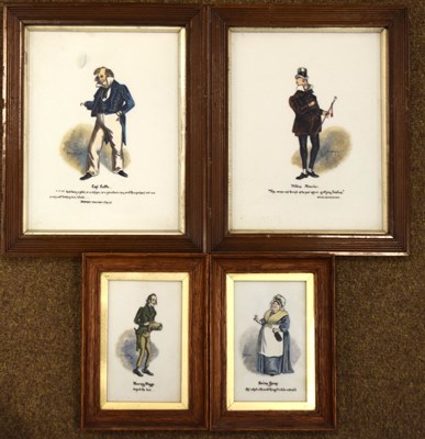 Lot 542 - Dickens pictures on glass