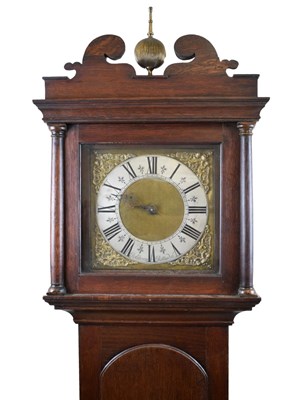 Lot 493 - 18th Century oak-cased 30-hour single-hand longcase clock - Brown, Bottesdal
