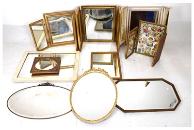 Lot 692 - Quantity of wall mirrors