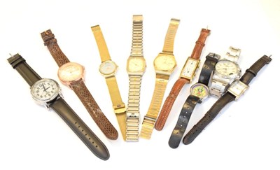 Lot 124 - Quantity of ladies and gentlemen's fashion watches etc