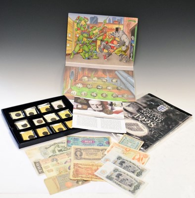 Lot 145 - Coins - Quantity of GB and world coins and banknotes, etc
