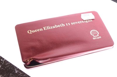 Lot 142 - Coins -  Elizabeth II 'Shell 1966 sovereign set' comprising ten sovereigns