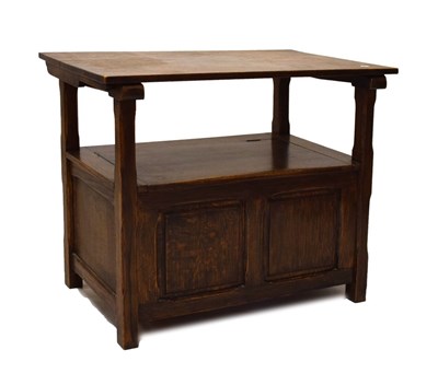 Lot 656 - Oak 'Monks Bench'