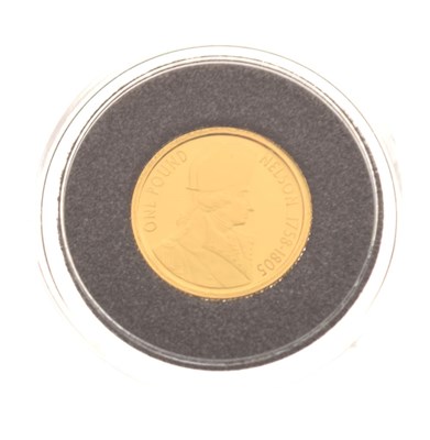Lot 114 - Coins - London Mint 2005 Horatio Nelson gold miniature coin