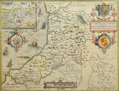 Lot 144 - John Speed - Map of Cardiganshire