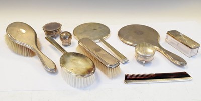 Lot 204 - Sundry dressing table silver