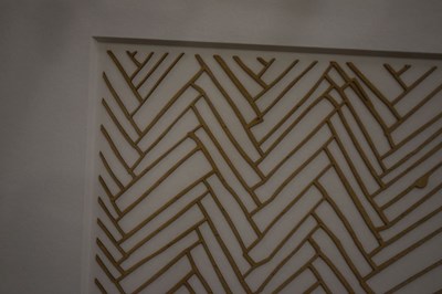 Lot 461 - Rachel Whiteread, (b. 1963)- 'Herringbone Floor 2001'