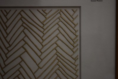 Lot 461 - Rachel Whiteread, (b. 1963)- 'Herringbone Floor 2001'