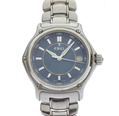 Lot 121 - Ebel - Gentleman's quartz stainless steel wristwatch, 1911 model