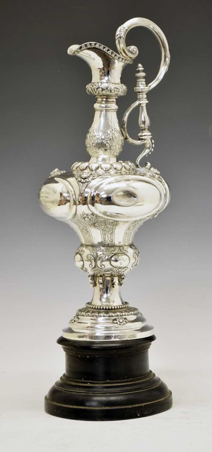 Lot 83 - Victorian Irish silver replica of the 'Auld Mug' America's Cup Trophy