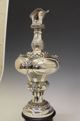 Lot 83 - Victorian Irish silver replica of the 'Auld Mug' America's Cup Trophy