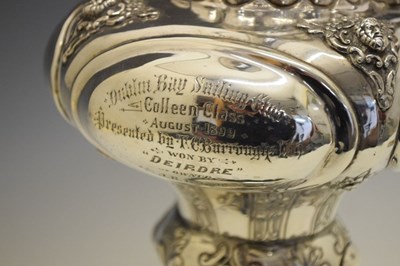 Lot 83 - Victorian Irish silver replica of the 'Auld Mug' America's Cup Trophy