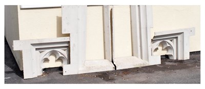 Lot 669 - Fibreglass Gothic style architectural window surround