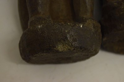 Lot 213 - Antiquities - Two Pre Columbian black stoneware figures