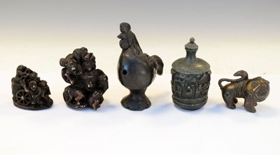 Lot 252 - Group of netsuke etc (5)