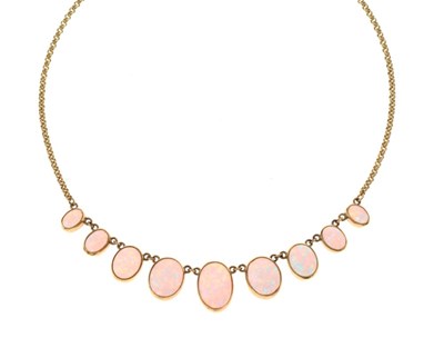 Lot 41 - Opal necklace