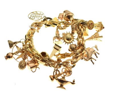 Lot 36 - Charm bracelet