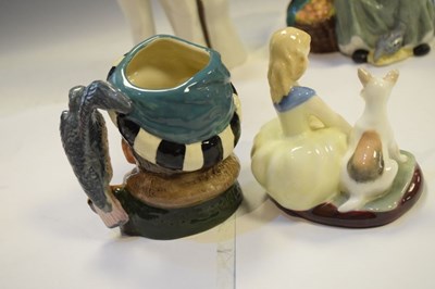 Lot 349 - Six Royal Doulton figures