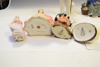 Lot 349 - Six Royal Doulton figures