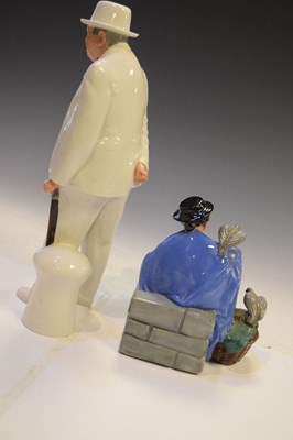Lot 349 - Six Royal Doulton figures