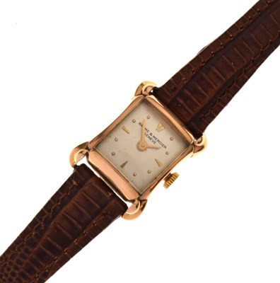 Lot 117 - Baume & Mercier - Lady's 18ct gold wristwatch