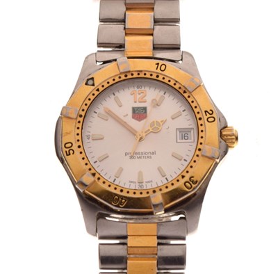 Lot 93 - Tag Heuer - Gentleman's professional stainless steel wristwatch