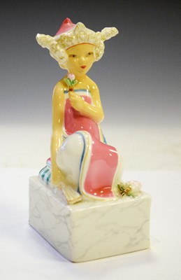 Lot 282 - Royal Worcester - 'Magnolia Bud' figure '3144'