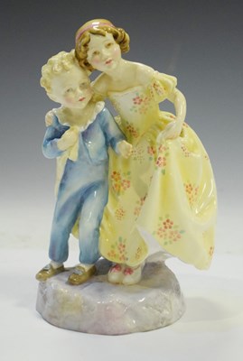 Lot 279 - Royal Worcester - 'Sister' figure '3149'