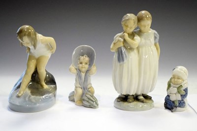 Lot 277 - Four Royal Copenhagen figures