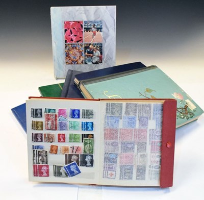 Lot 134 - Quantity of stamp albums and stock books of GB and World stamps