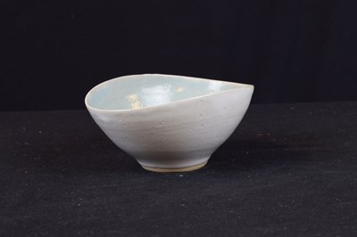 Lot 477 - Dame Lucie Rie eliptical bowl