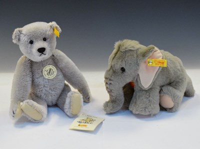 Lot 241 - Steiff Trampili Elephant 083211 and Steiff Classic Bear 001666