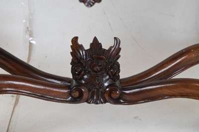 Lot 482 - Reproduction carved 18th Century Italian-style console table