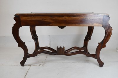 Lot 482 - Reproduction carved 18th Century Italian-style console table