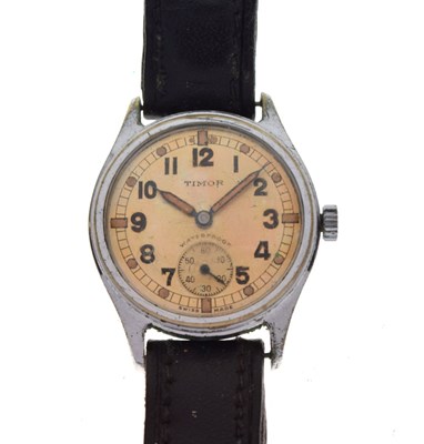Lot 90 - Timor -  Gentleman's Second World War ATP issue stainless steel wristwatch