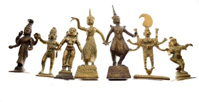 Lot 208 - Group of seven South East Asian figures