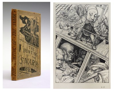 Lot 131 - Books - Carroll, Lewis (1832-1898) - The Hunting of the Snark an Agony in Eight Fits