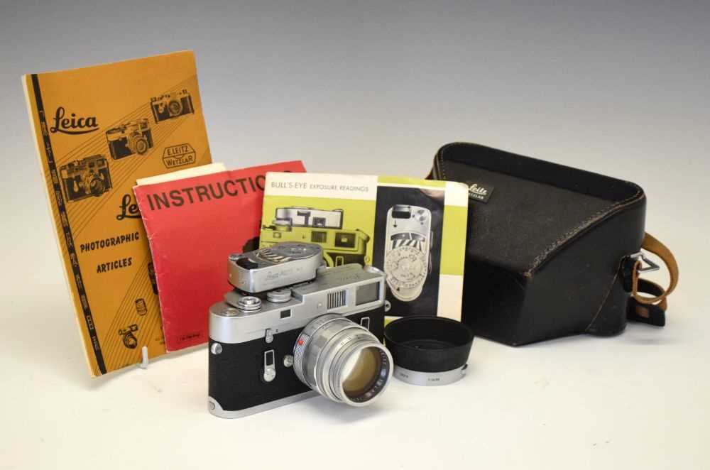 Lot 202 - Leica DBP Ernst Leitz Wetzlar M4 camera, No. 1233175, circa 1969