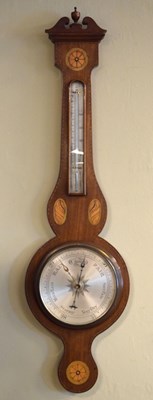 Lot 559 - Inlaid wheel barometer