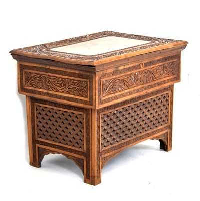 Lot 475 - Middle Eastern hardwood table