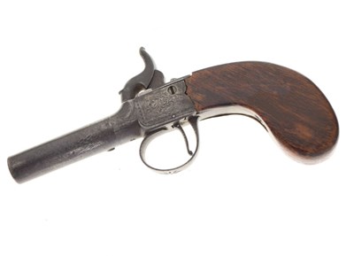 Lot 227 - Boxlock percussion pistol