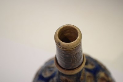 Lot 343 - 19th Century German Rhenish Westerwald salt glazed stoneware bottle