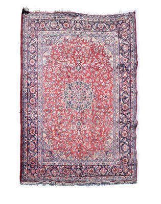 Lot 428 - Large Middle Eastern wool rug or carpet