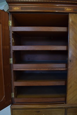 Lot 640 - Matched pair of linen presses
