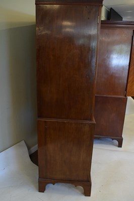 Lot 640 - Matched pair of linen presses