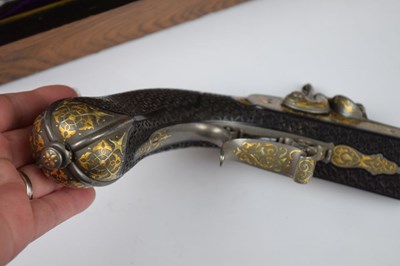 Lot 226 - Fine cased pair of French percussion duelling pistols by Geerinckx, Paris